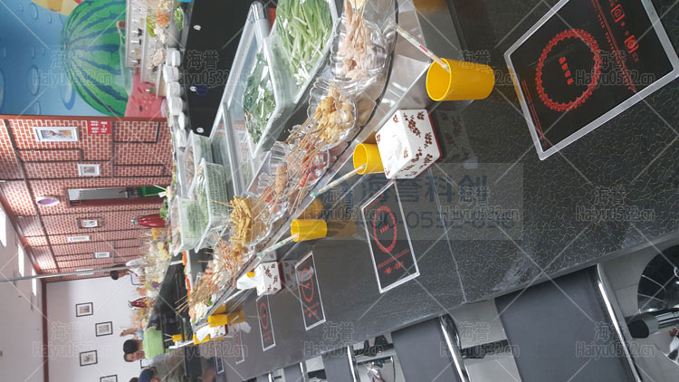 濟南銀座購物廣場回轉小火鍋實景圖