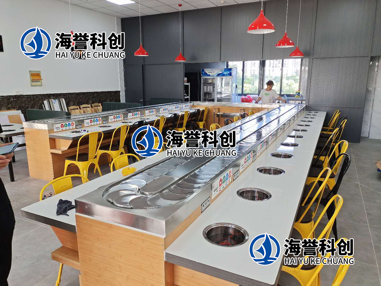 江蘇U型旋轉小火鍋設備