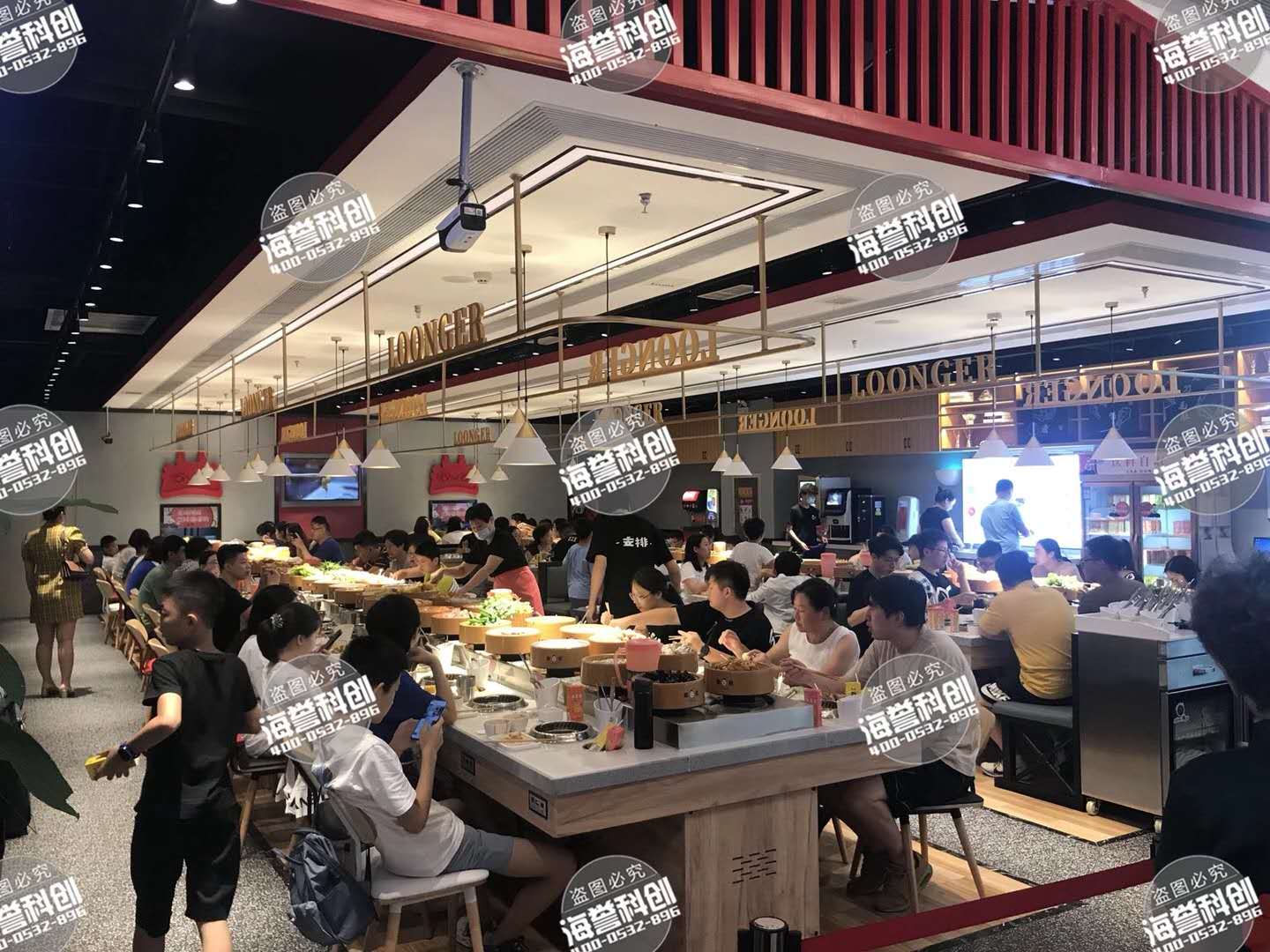 自助無煙旋轉小火鍋