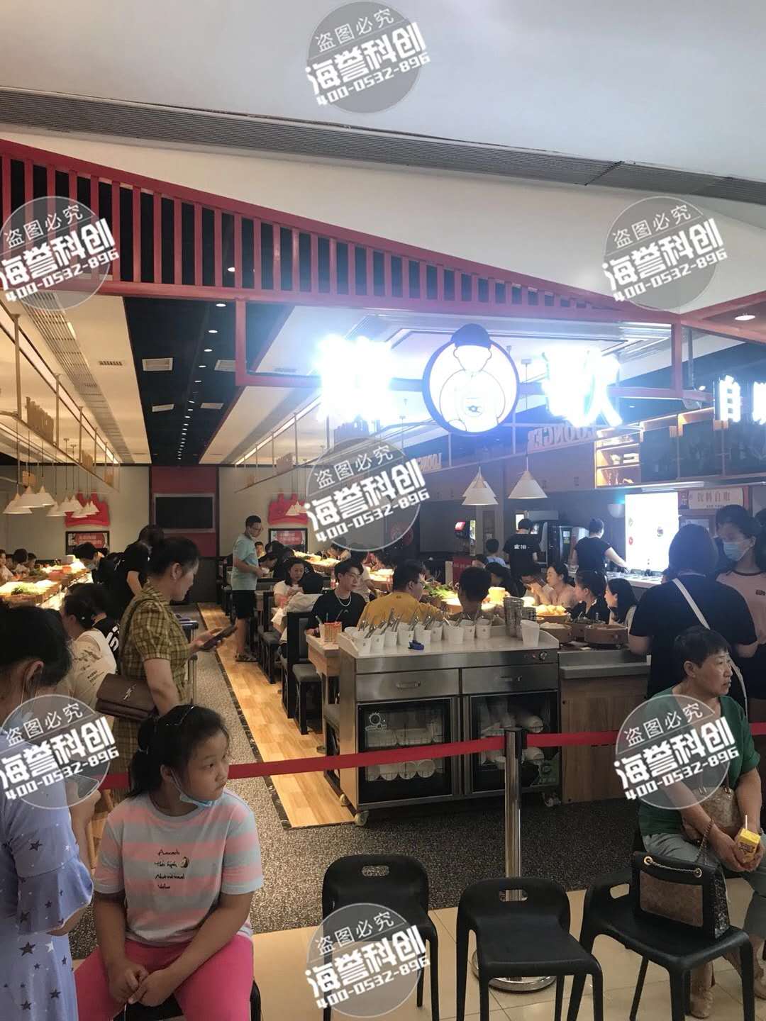 自助旋轉小火鍋無油煙排風凈化 