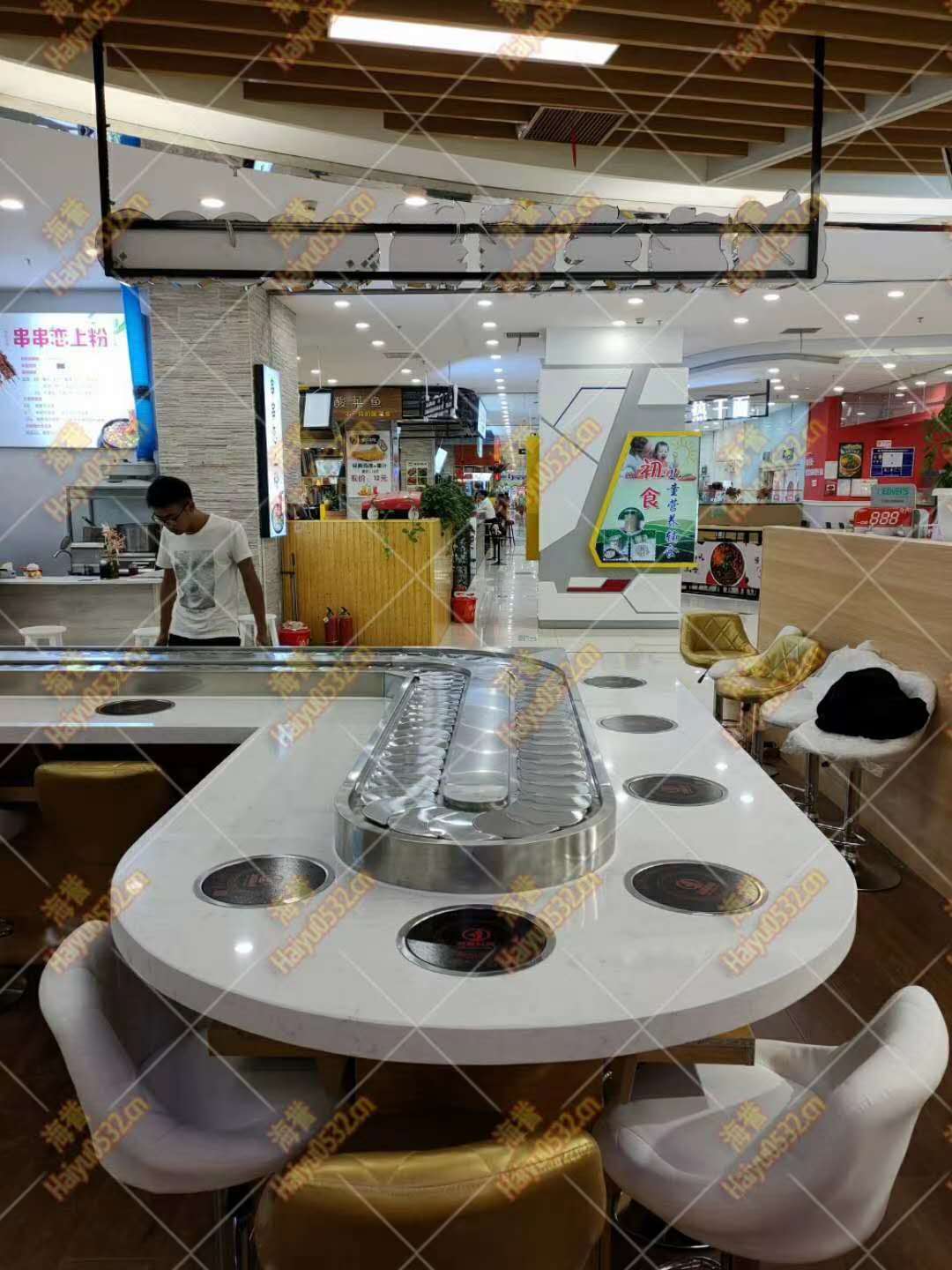 單涮旋轉火鍋設備