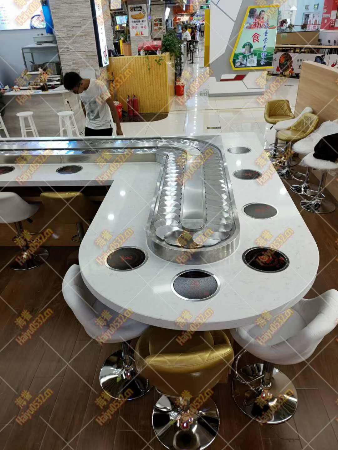 單涮旋轉火鍋設備