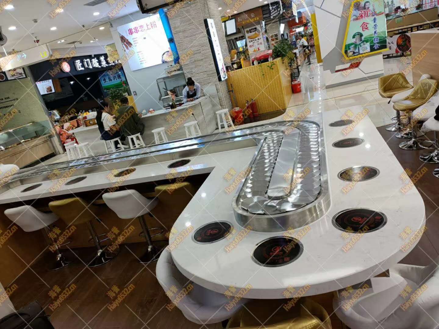 單涮旋轉火鍋設備
