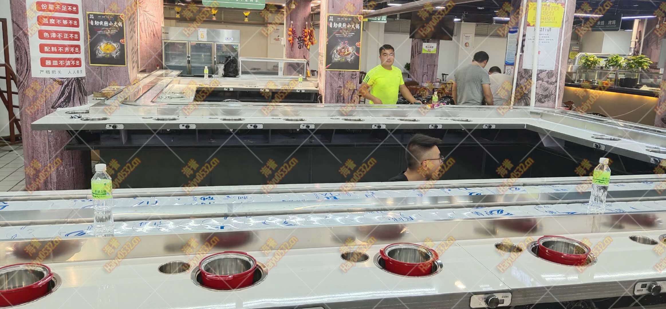 異形旋轉火鍋設備