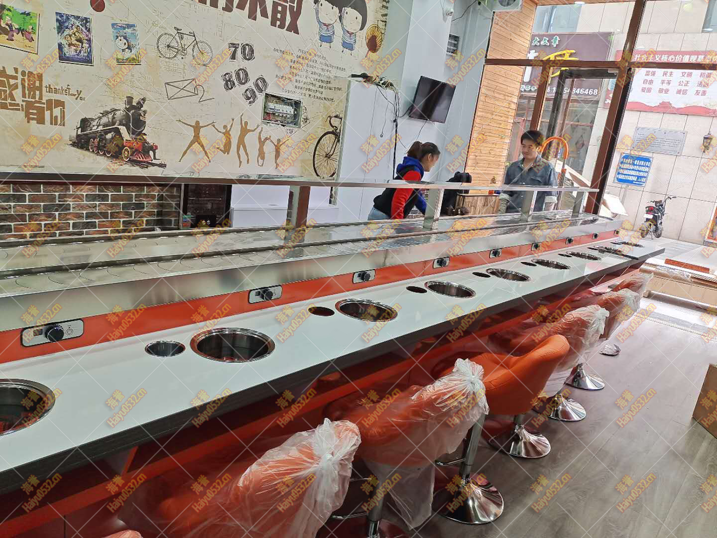 泰安合金鋼旋轉小火鍋設備