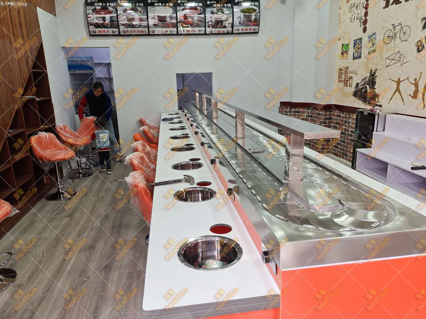 泰安合金鋼旋轉小火鍋設備