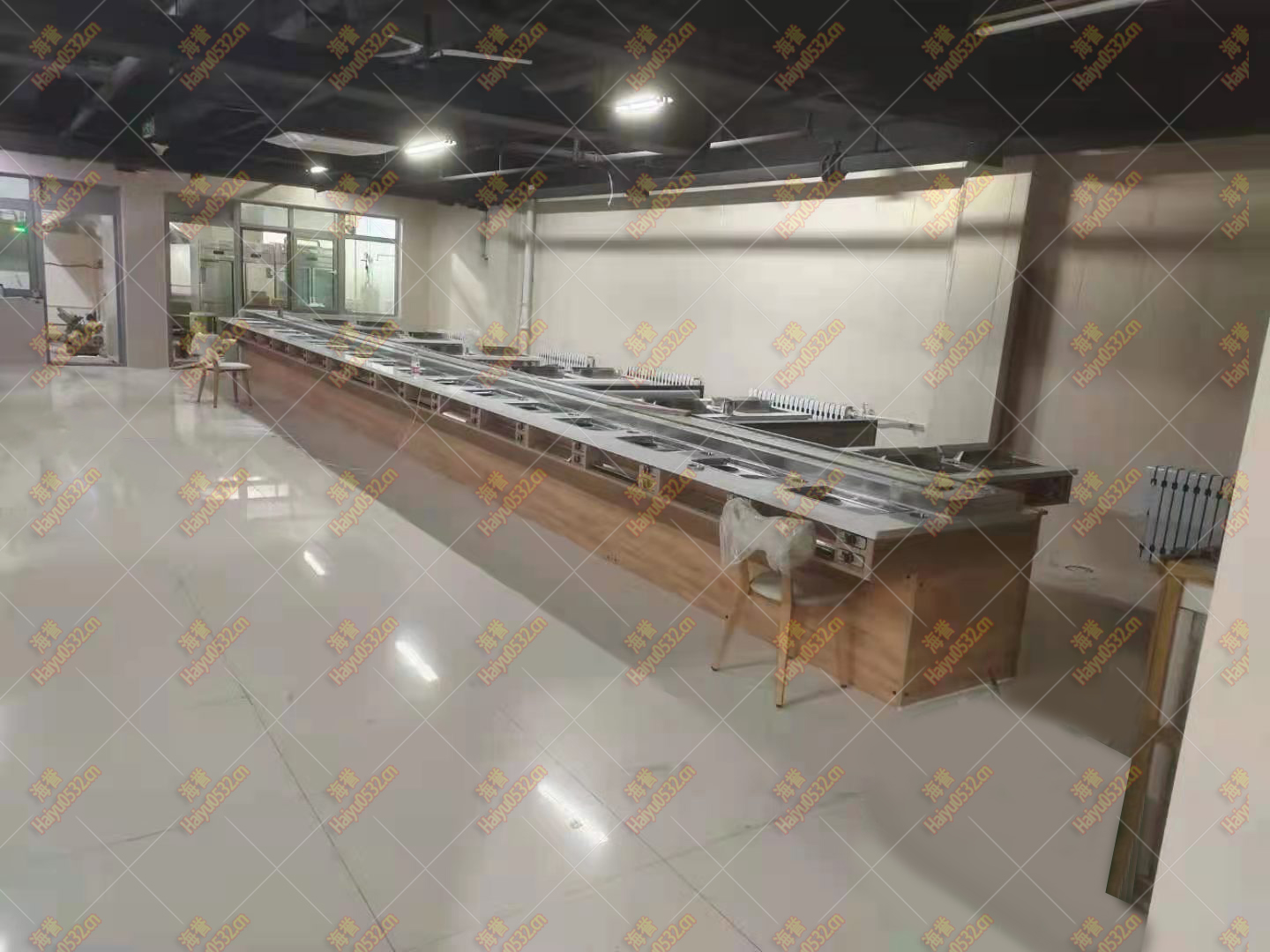 無煙涮烤旋轉小火鍋設備