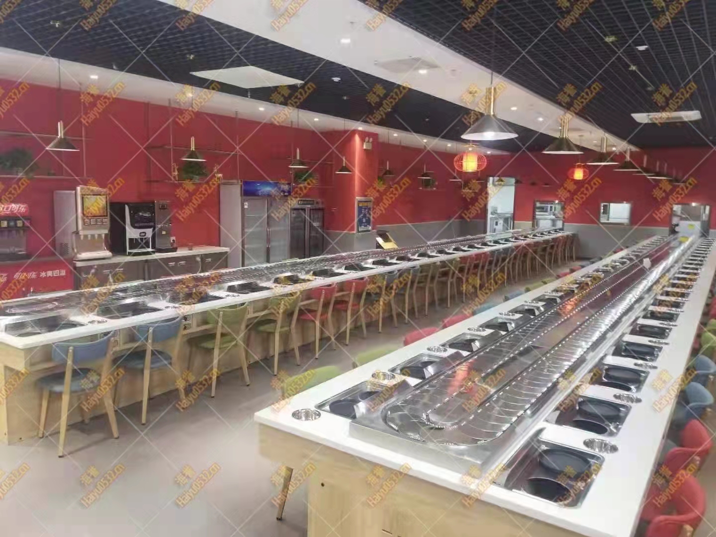 無煙涮烤自助小火鍋設(shè)備完成