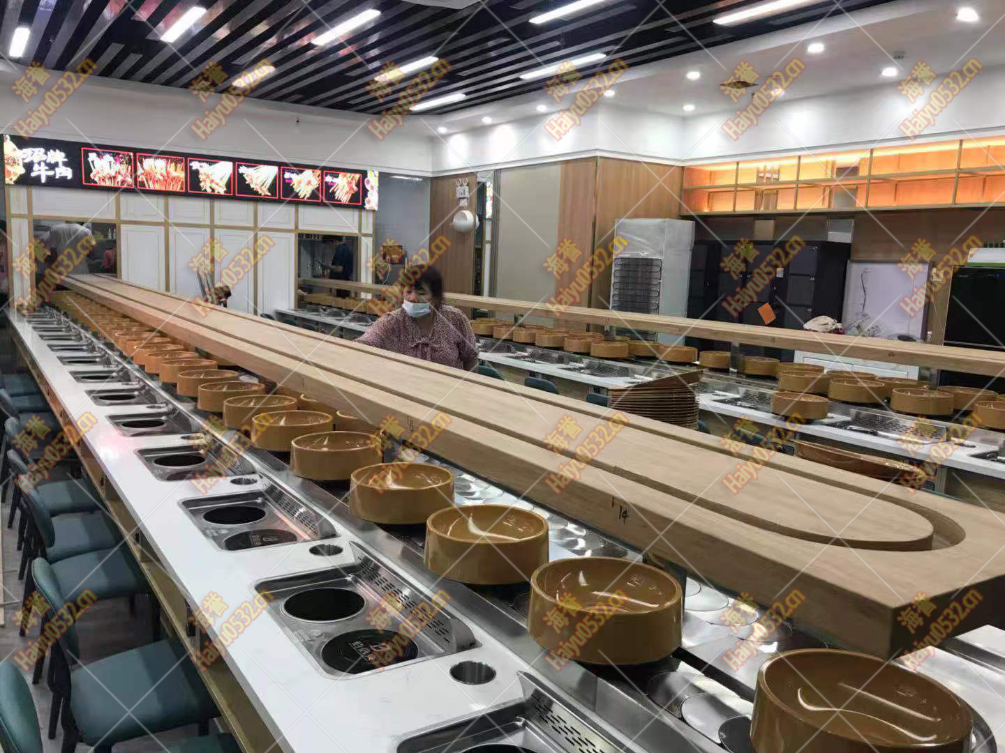 徐州大U型智能送餐系統完成