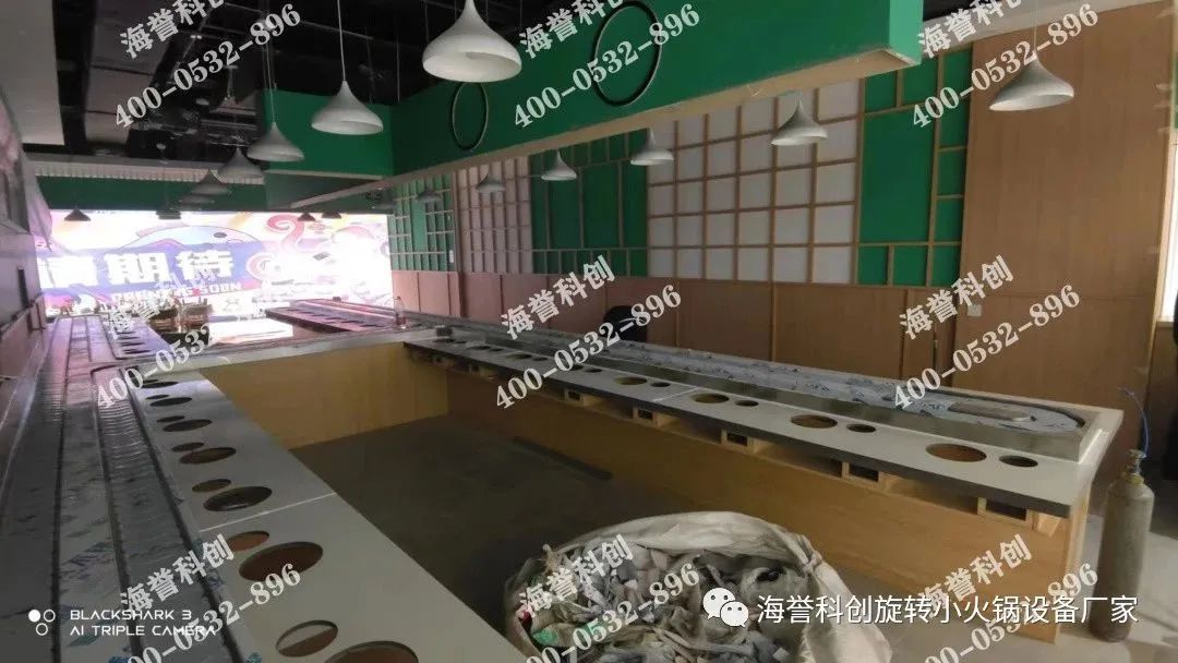 海譽科創山東萊西旋轉小火鍋店鋪安裝調試完成