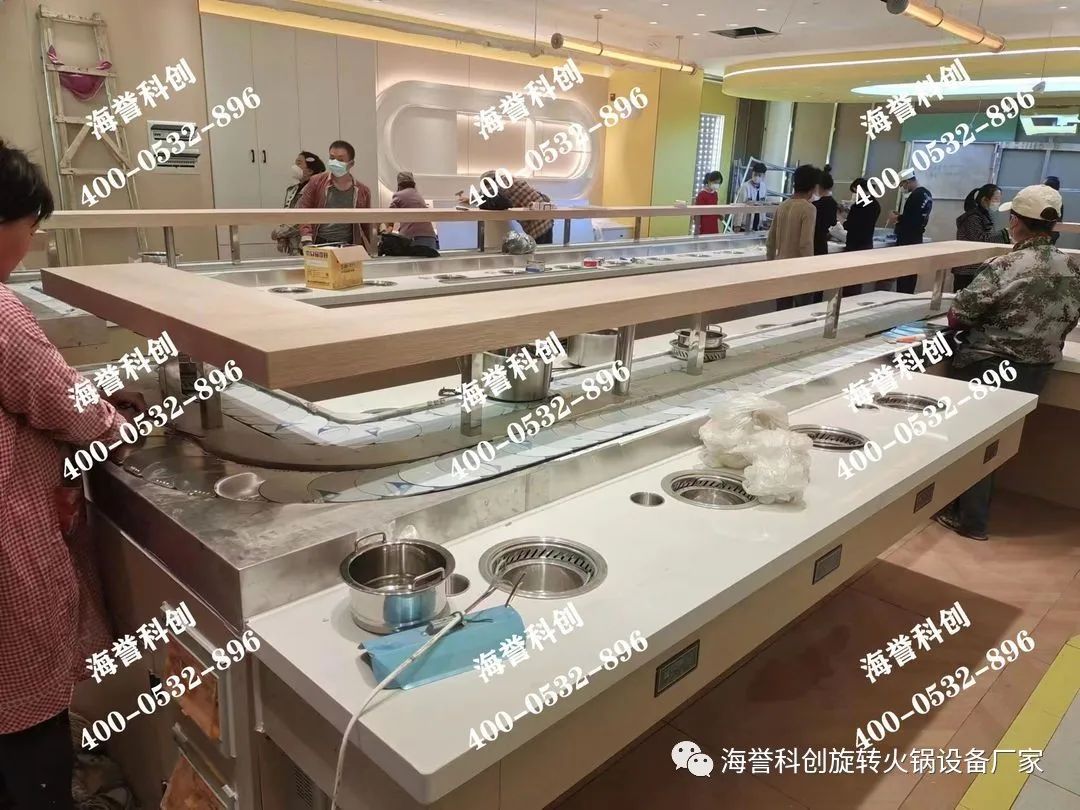 海譽科創陜西寶雞單涮小火鍋設備安裝完成
