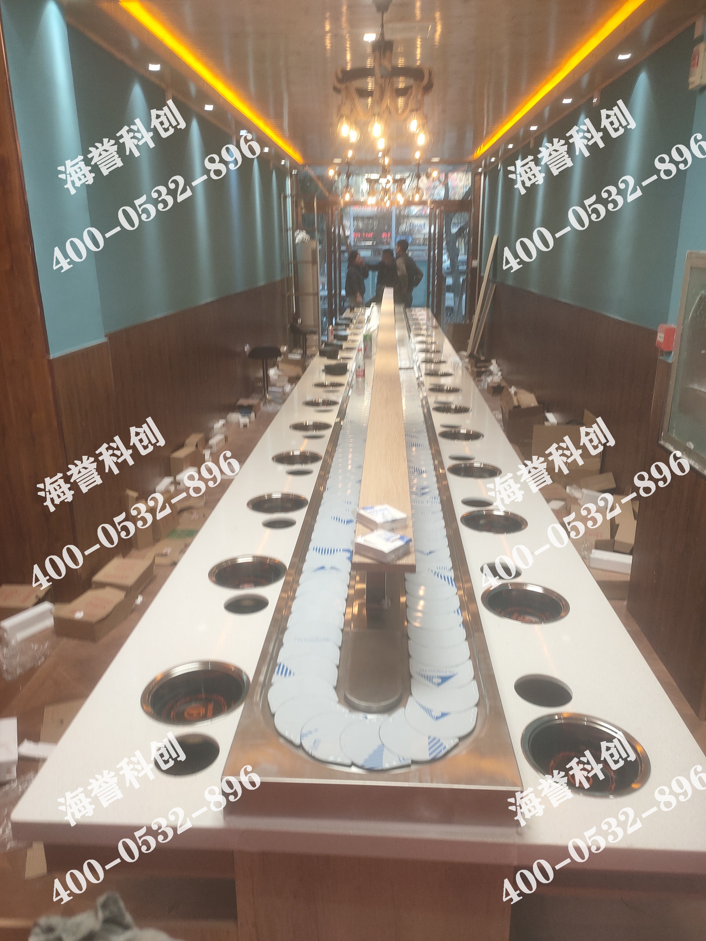 海譽科創河南鄭州單涮小火鍋設備安裝完成