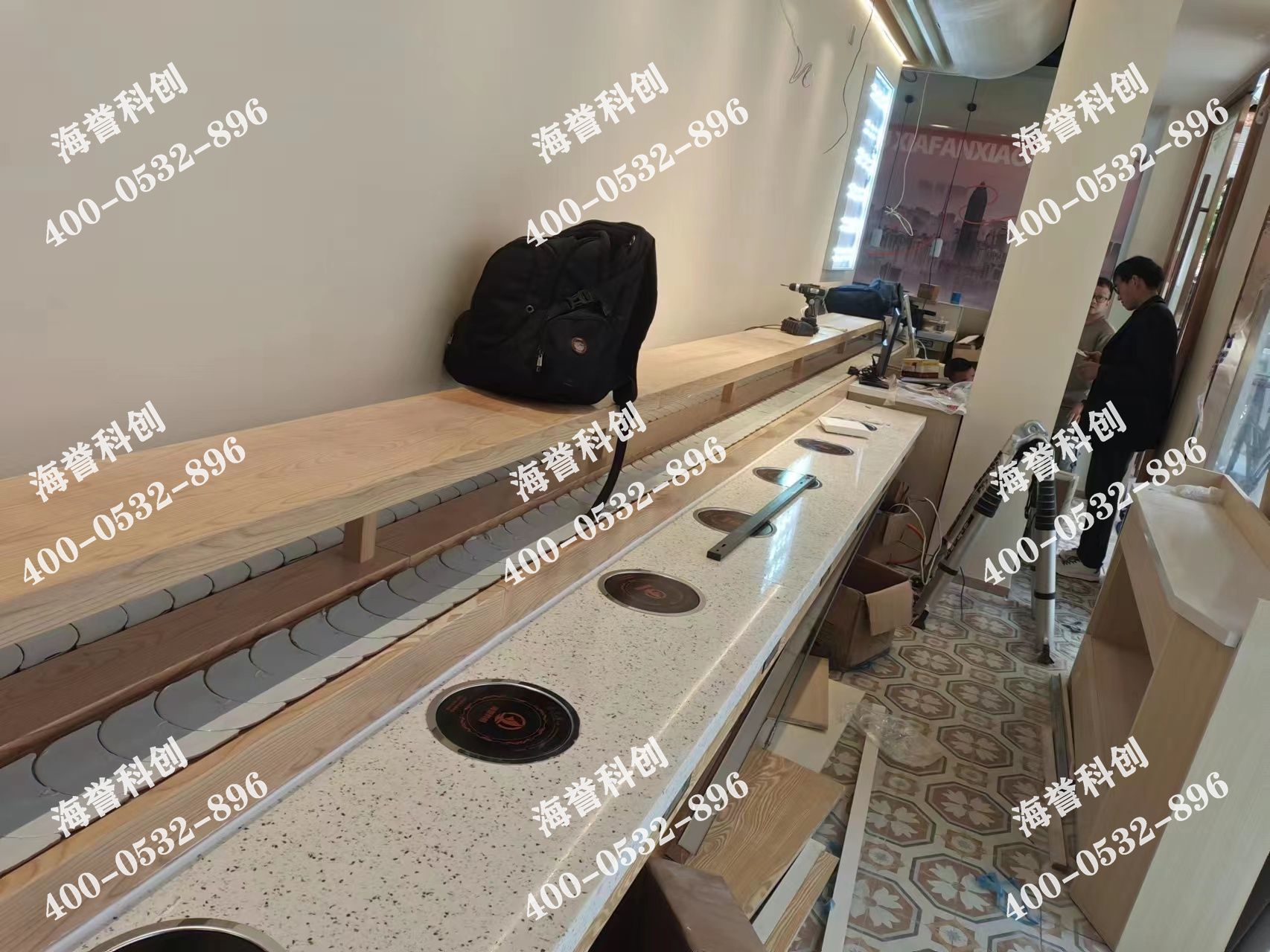 海譽科創浙江溫州單涮小火鍋設備安裝完成