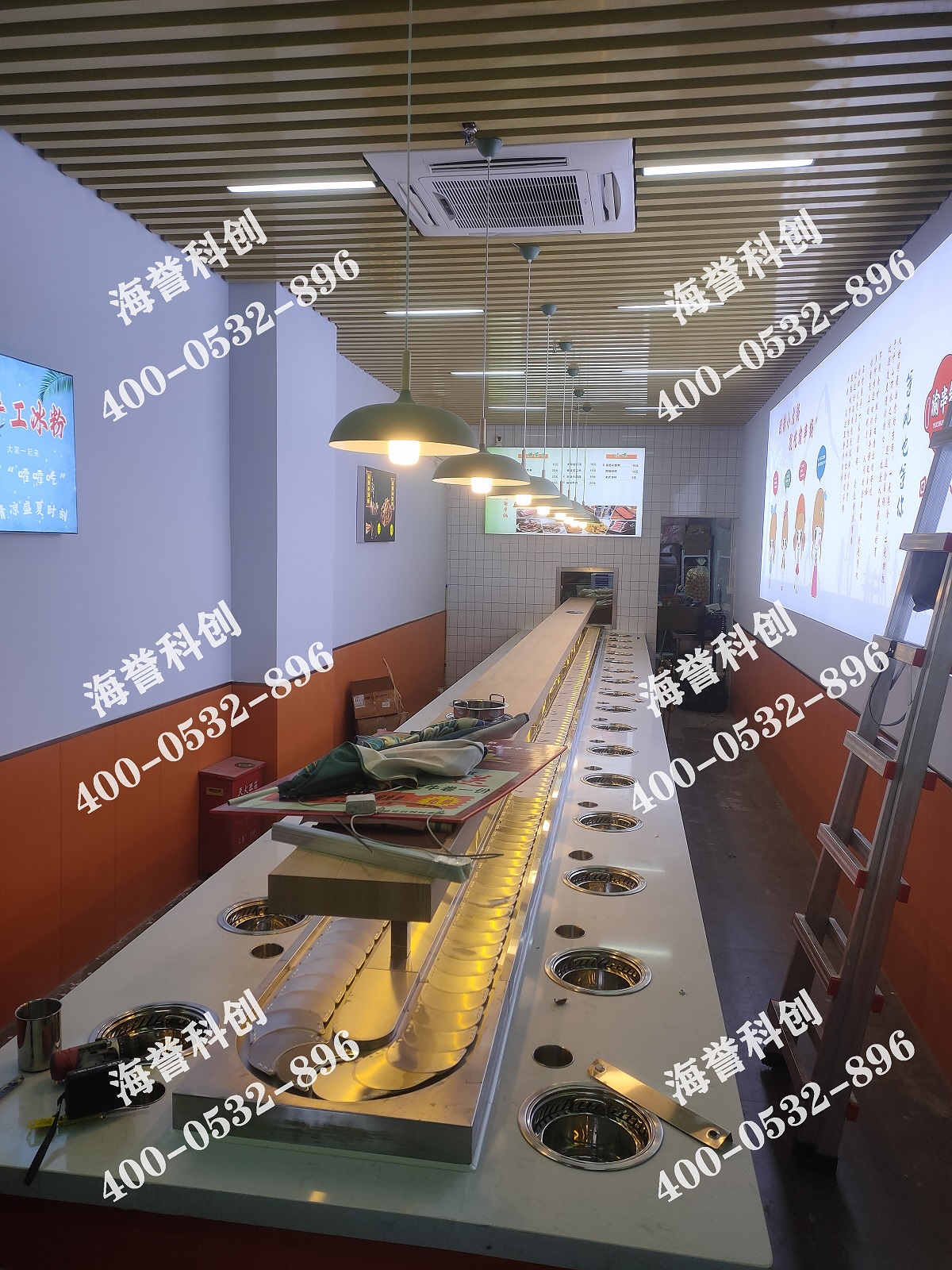 海譽科創上海單涮無煙小火鍋設備安裝完成