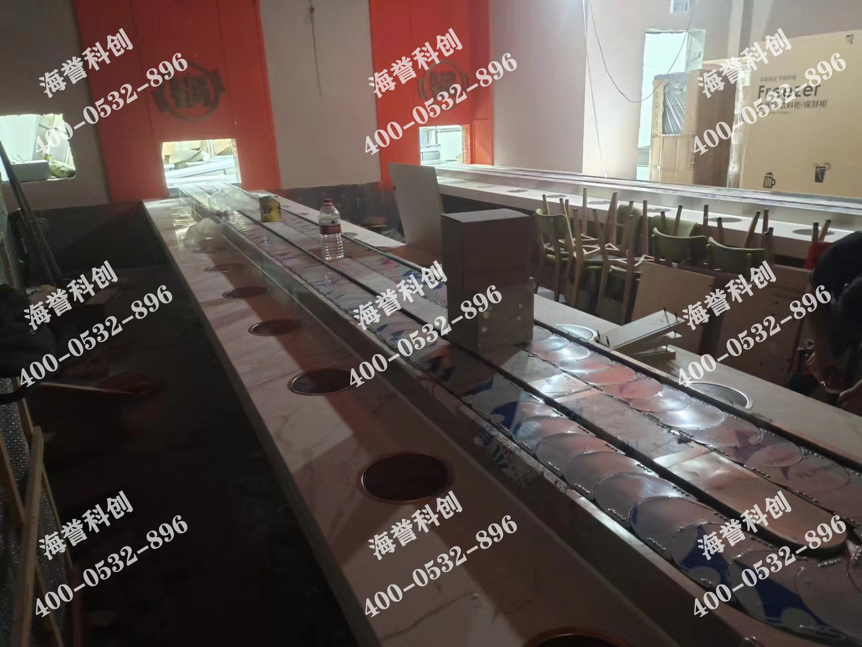 海譽科創河南商丘單涮小火鍋設備安裝完成