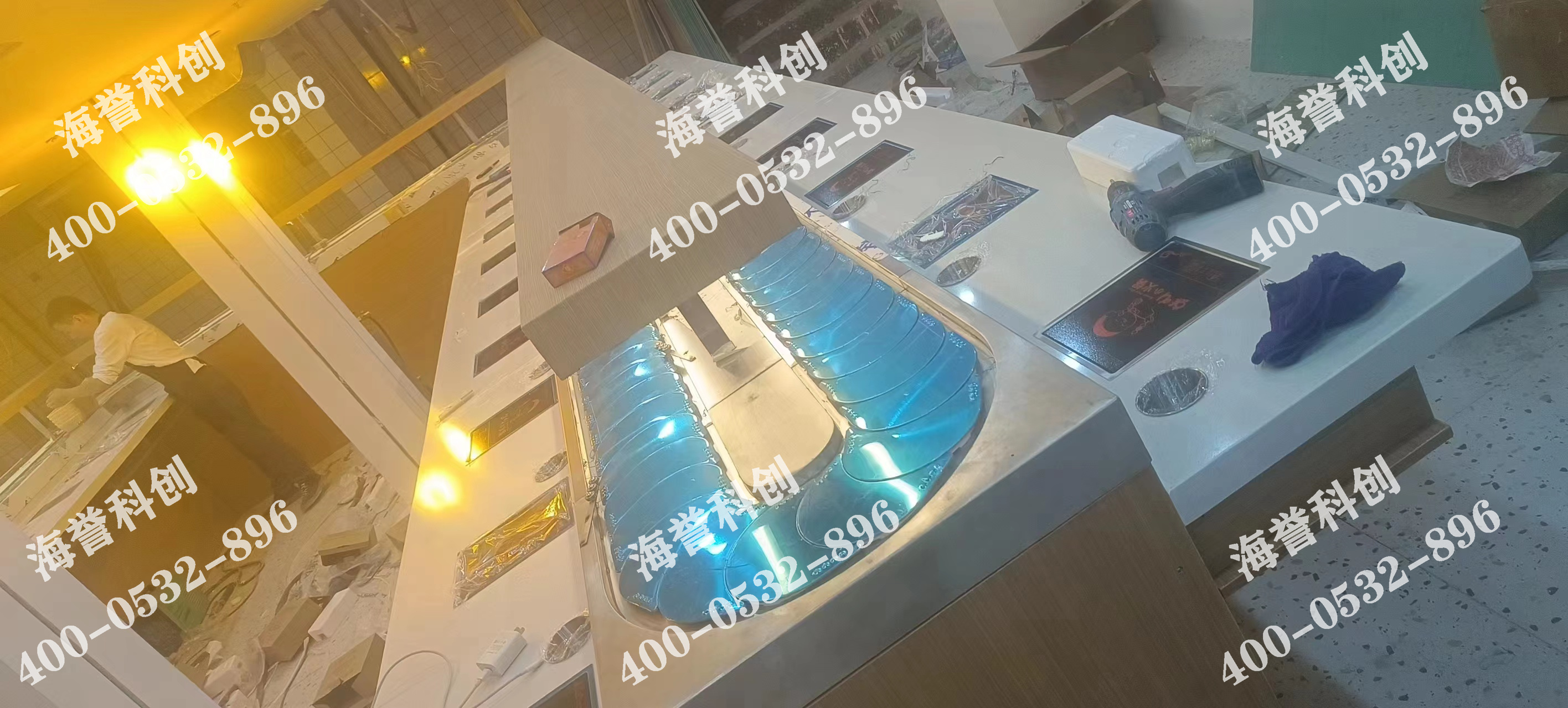 海譽科創新疆烏魯木齊單涮小火鍋設備安裝完成