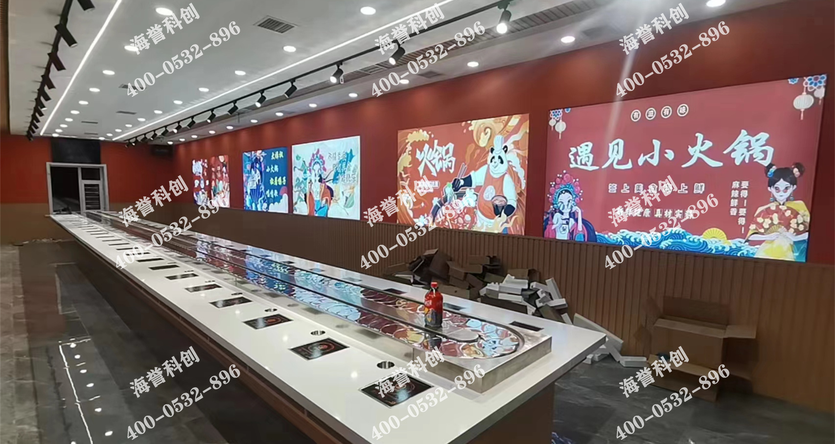 海譽科創吉林單涮小火鍋設備安裝完成
