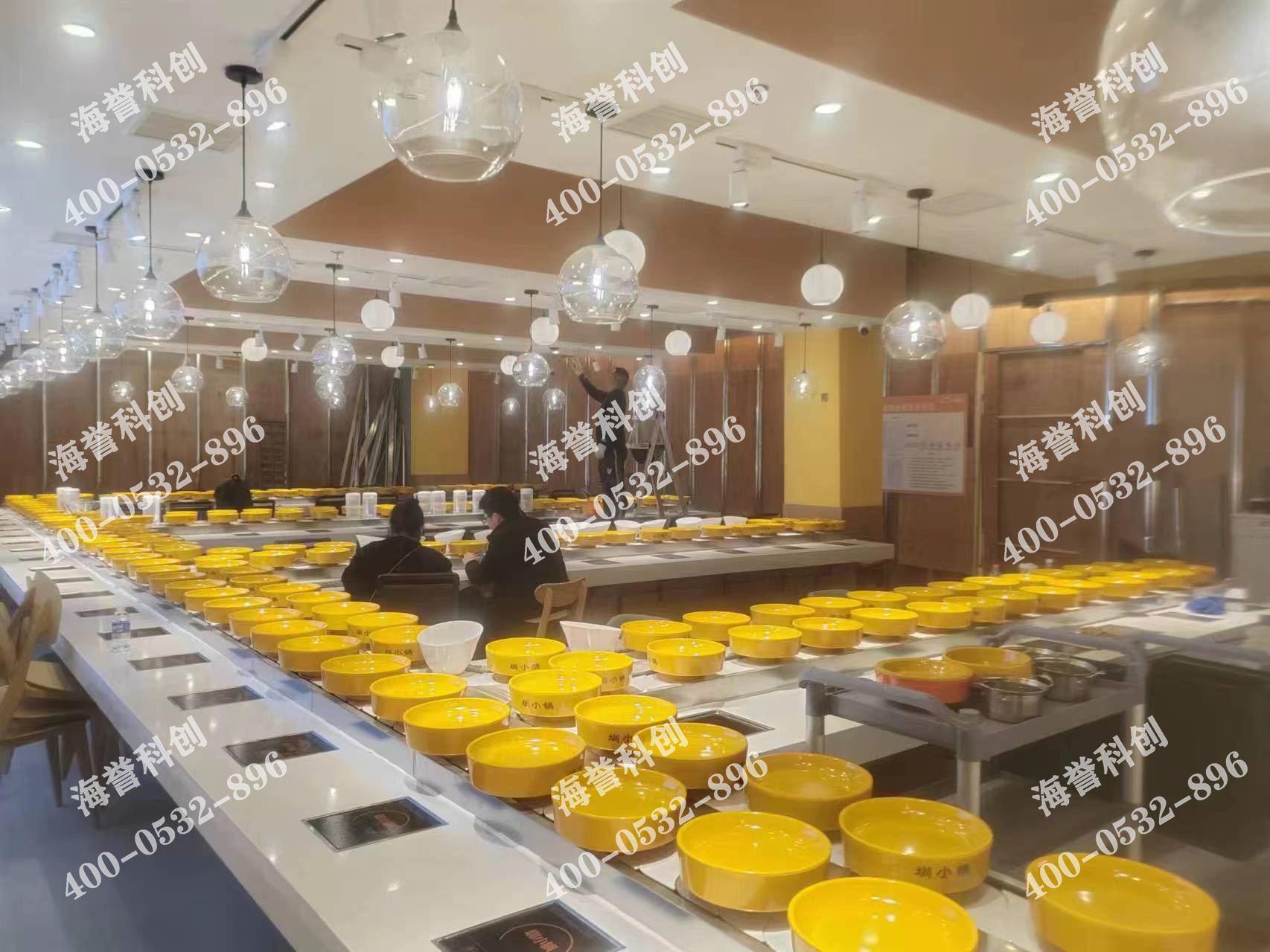 海譽科創廣東深圳單涮小火鍋設備安裝完成
