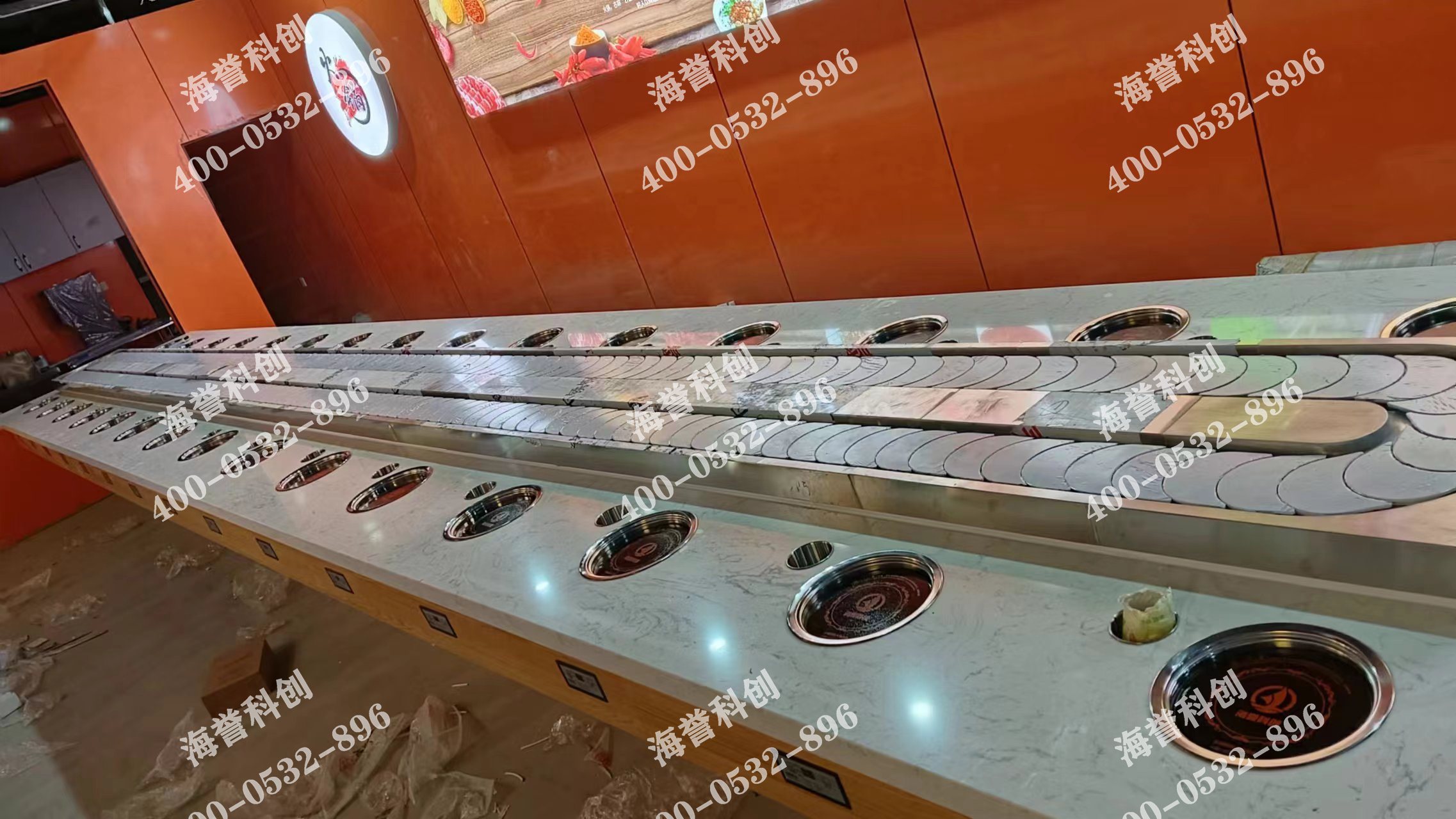 海譽科創湖北宜昌單涮小火鍋設備安裝完成