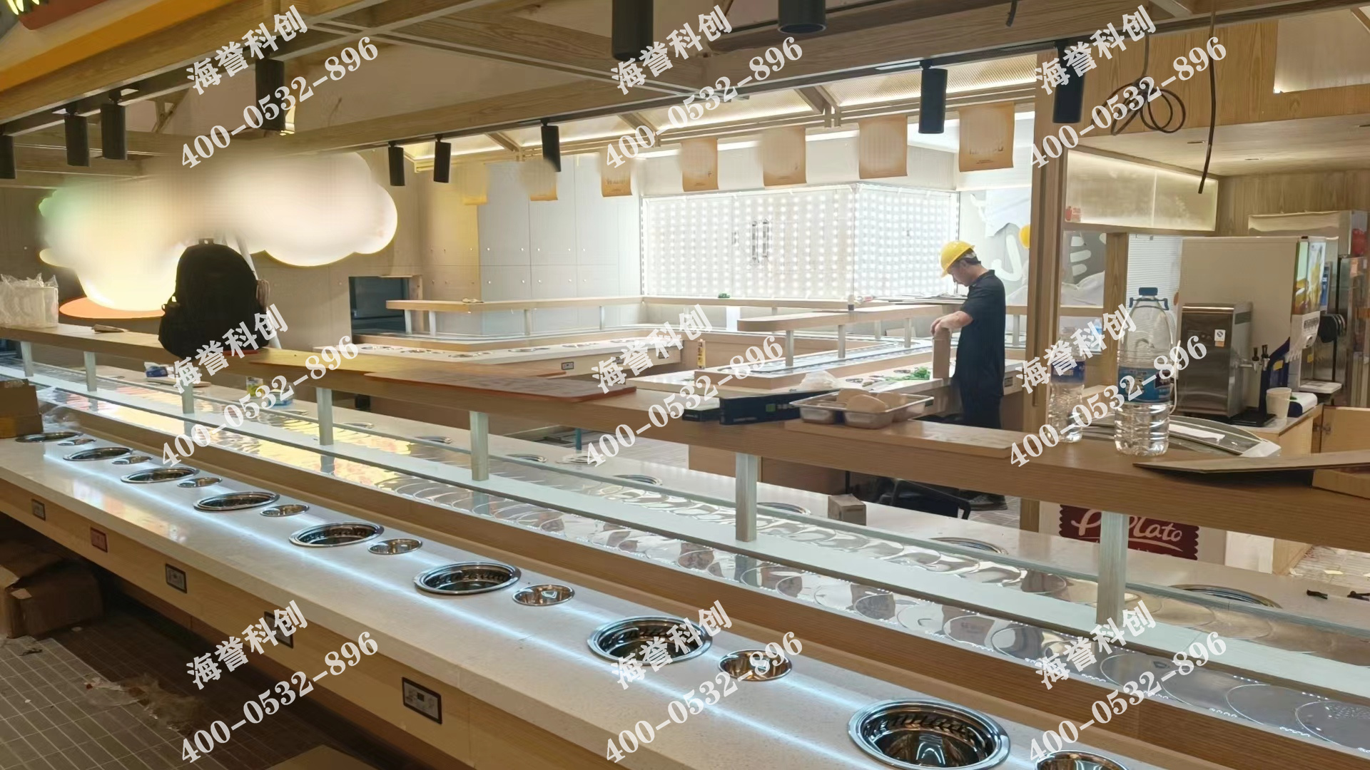 海譽科創河北單涮無煙小火鍋設備安裝完成