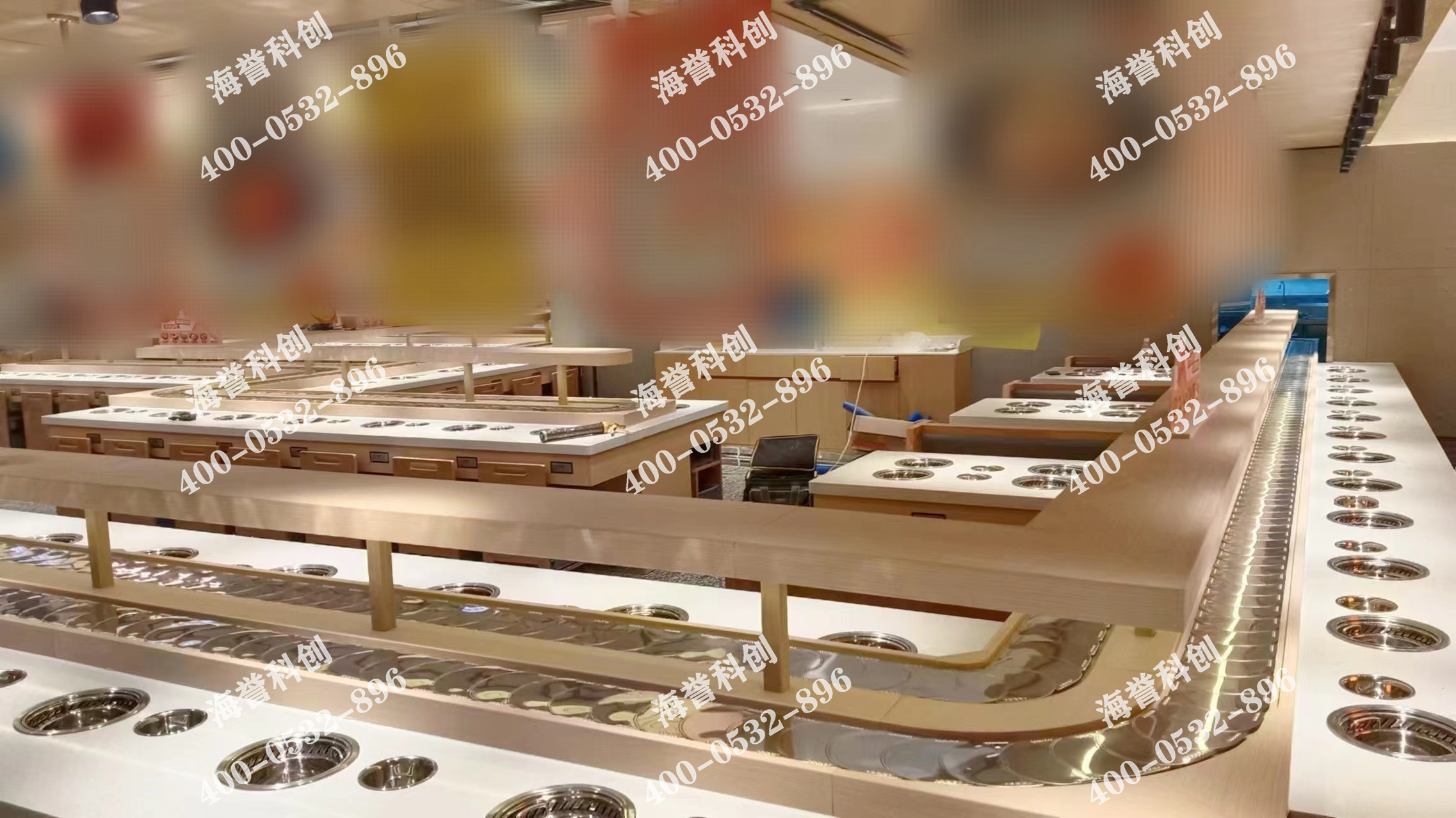 海譽科創山西單涮無煙小火鍋設備安裝完成