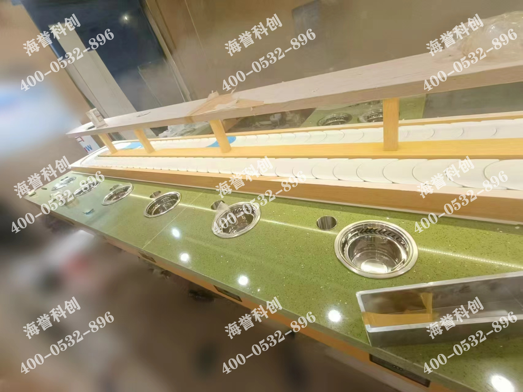 海譽科創河北單涮無煙小火鍋配備加濕器安裝完成